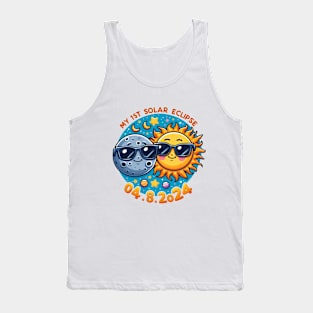 My First Total Solar Eclipse April 8 2024 Toddler Kids Tank Top